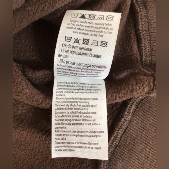 NWOT Freddy Krueger Brown Crew Loose Fit Sweater, sz MD - Picture 16 of 16